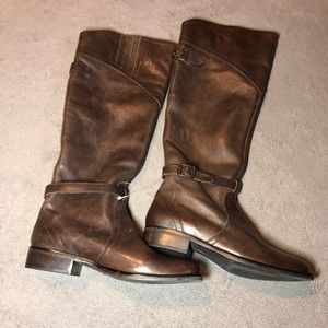 Matisse Brown leather riding boots size 6